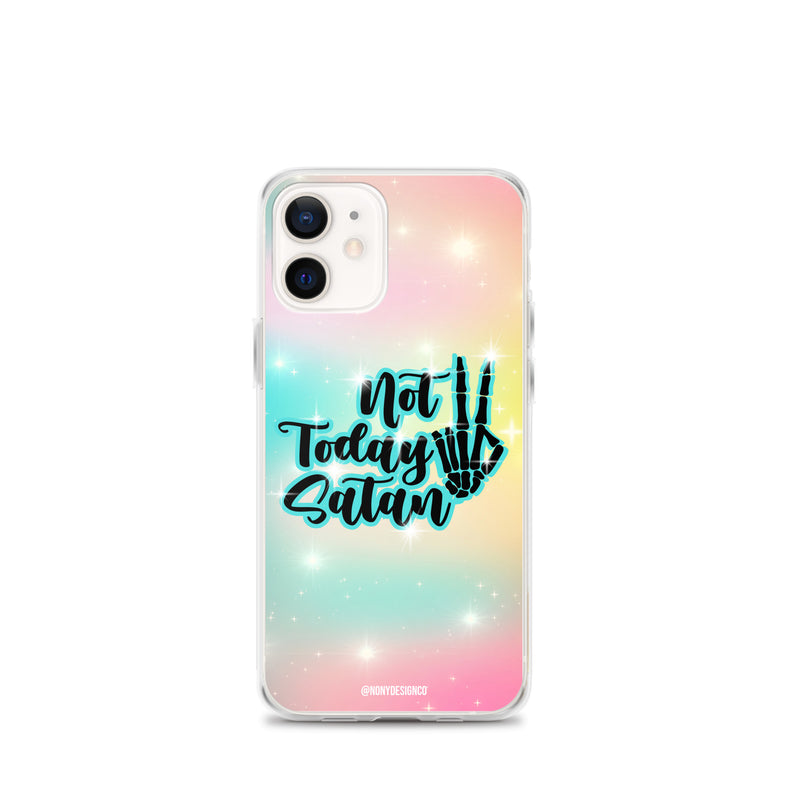 Not Today Satan Clear Case for iPhone®